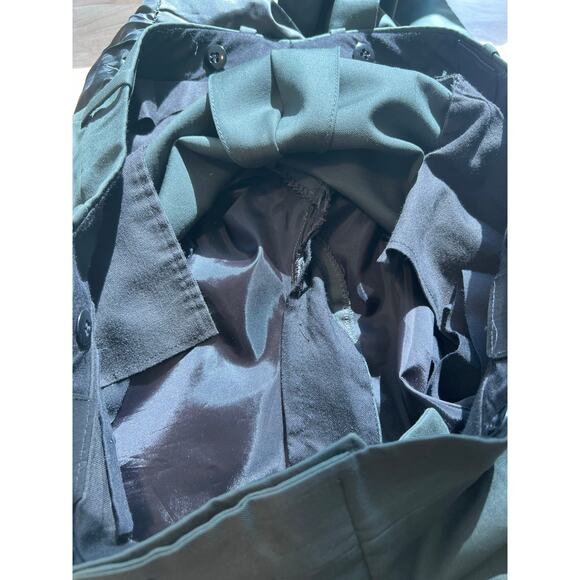 Holland & Sherry 2 Piece 3 Button Suit Dark Sage Green Pleated Pants 44 / 37 JL - Picture 13 of 16